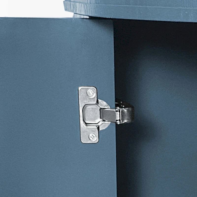 Modern 47.2-Inch Decorative Storage Cabinet with Adjustable Shelves