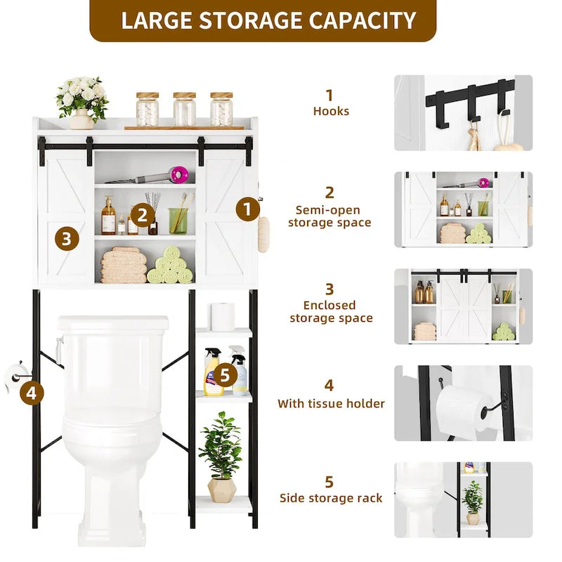 Bathroom Over The Toilet Storage Cabinet Storage Rack