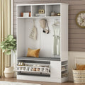 Merax 5-in-1 Entryway Hall Tree with Shoe Storage Bench