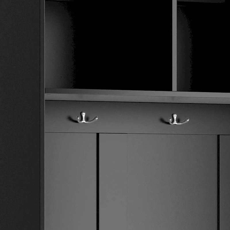 Merax 5-in-1 Entryway Hall Tree with Shoe Storage Bench