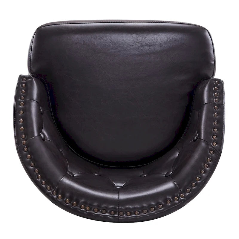 Moore Modern Rubberwood Swivel 33.25-Inch Barstool (set of 2) by Christopher Knight Home