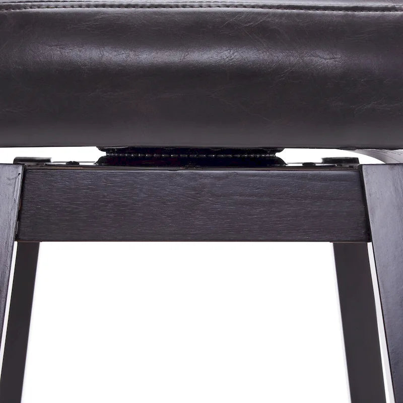 Moore Modern Rubberwood Swivel 33.25-Inch Barstool (set of 2) by Christopher Knight Home